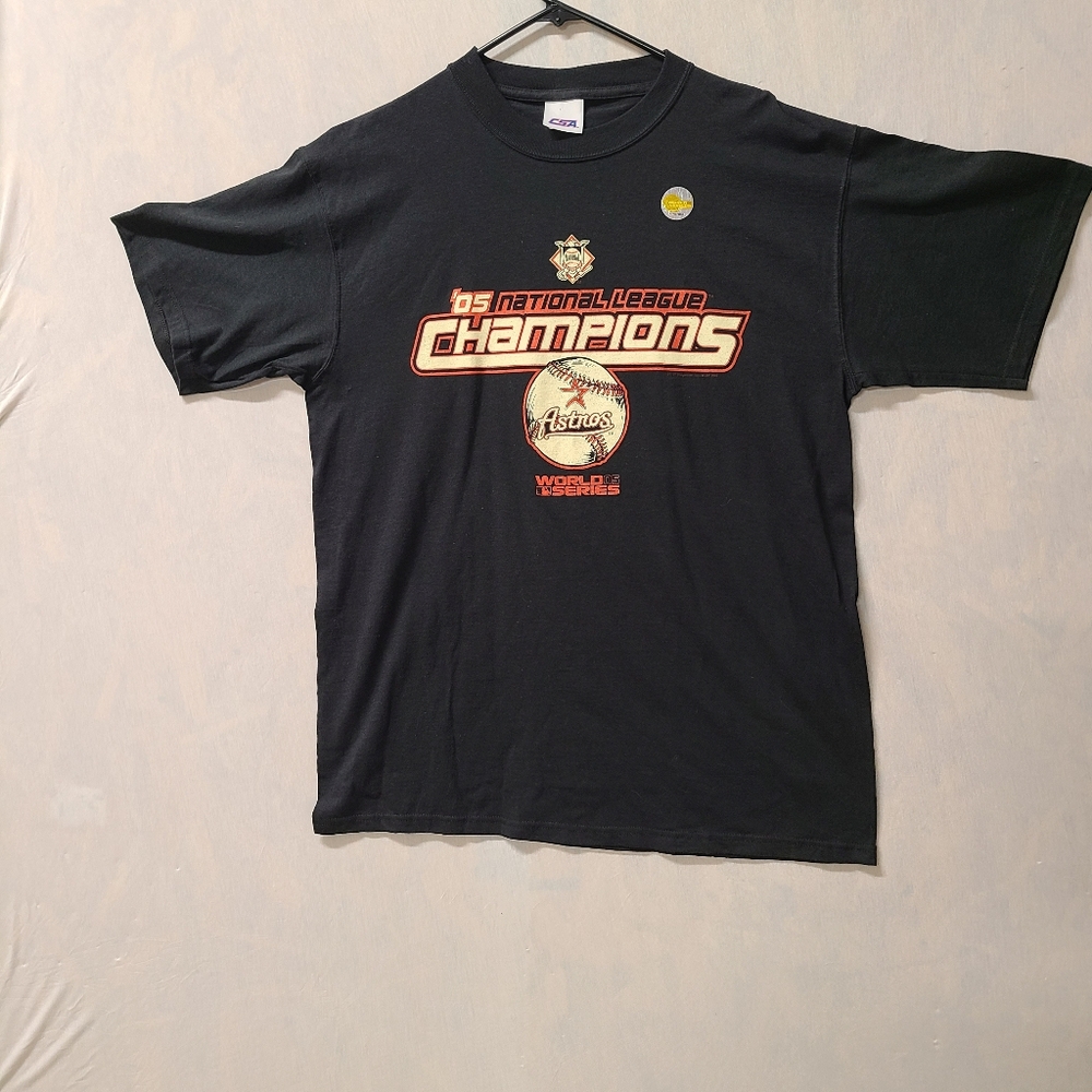 VTG 2005 Houston Astros National League Champions World Series L  CSA T-shirt